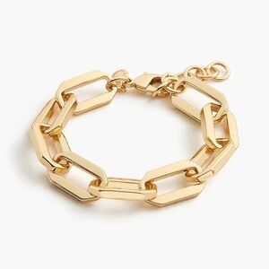 J.Crew Rectangle Link Bracelet, Gold